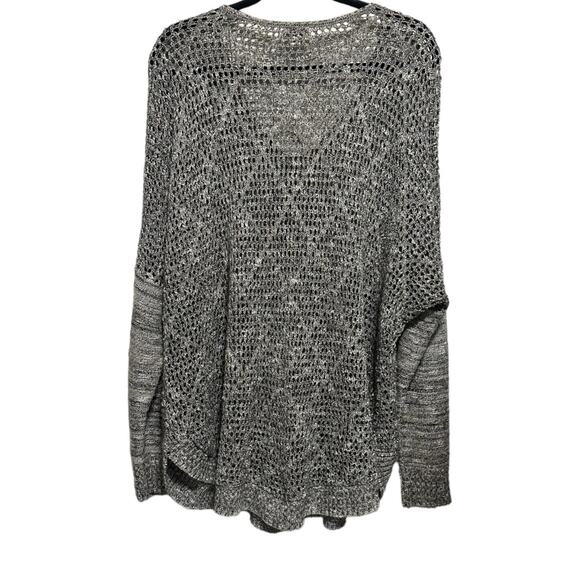 AVENUE Sweater Womens Size 22/24 Open Knit Dolman Sleeve - Picture 2 of 5